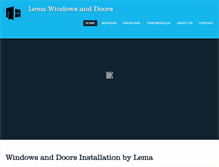 Tablet Screenshot of lemawindowdoor.com